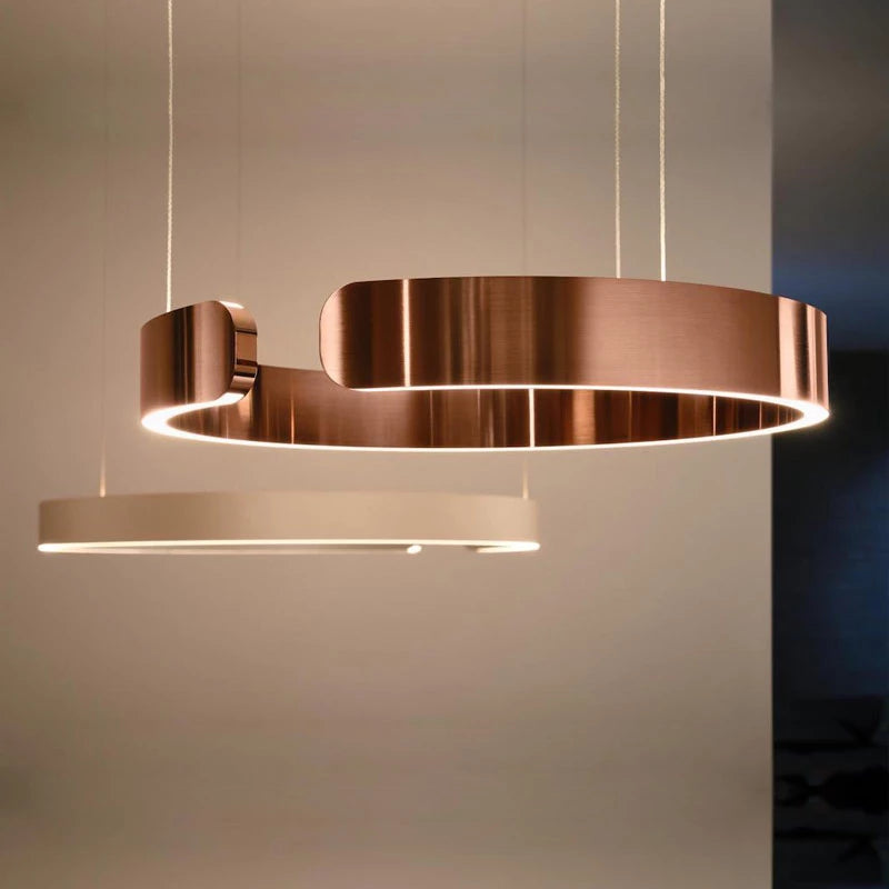 Modern Edge Circle LED Pendant Light