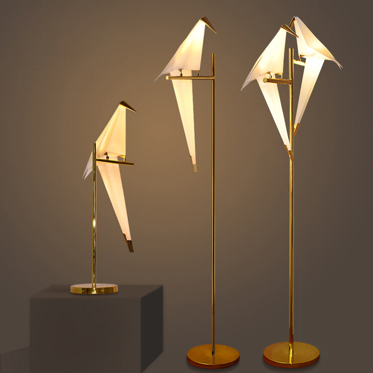 Bird Lamp Origami Design