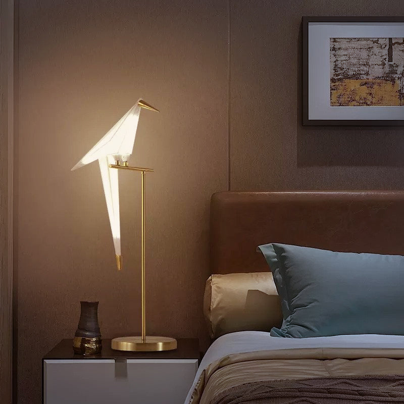 Bird Lamp Origami Design