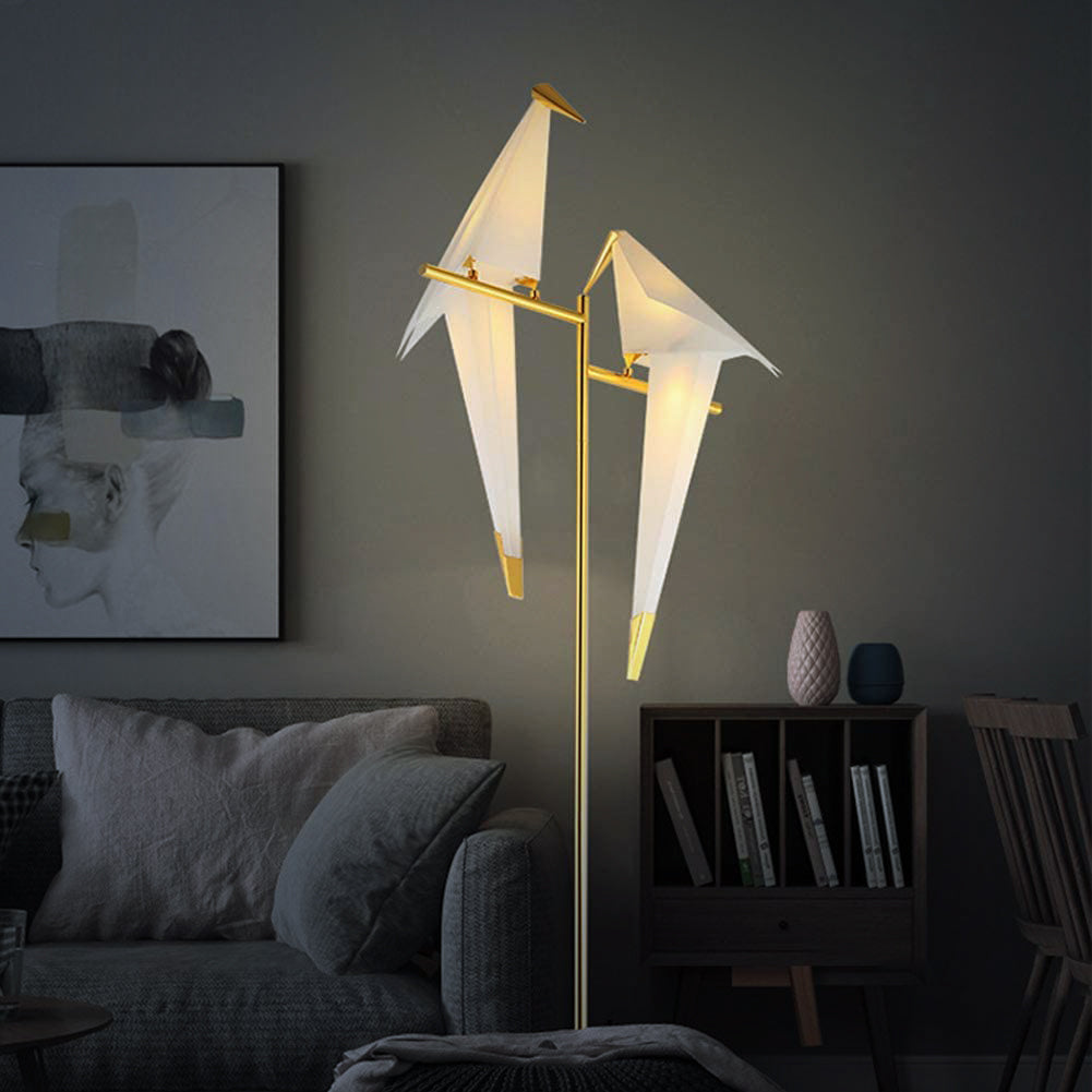 Bird Lamp Origami Design