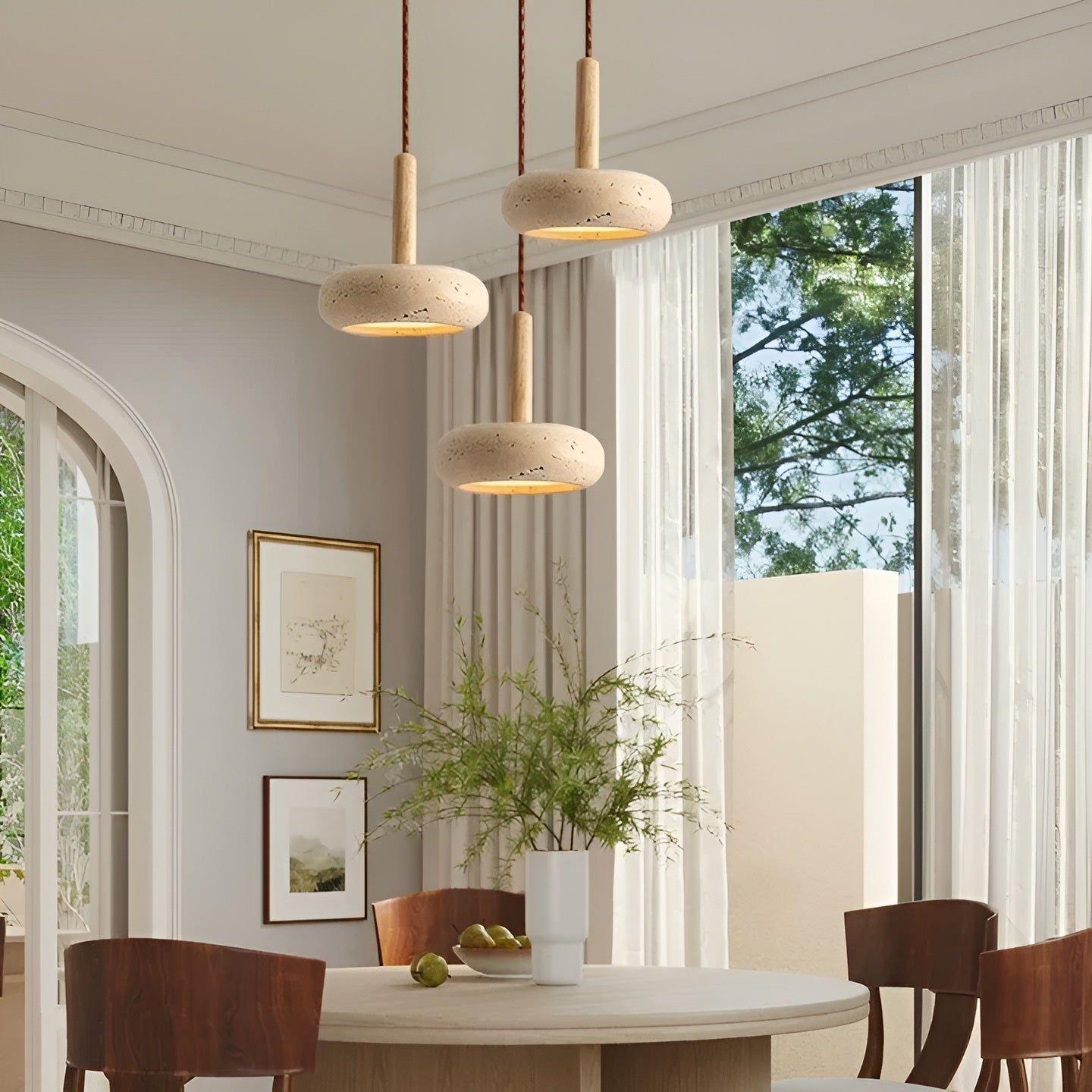 Stone Wabi Sabi Ceiling Light