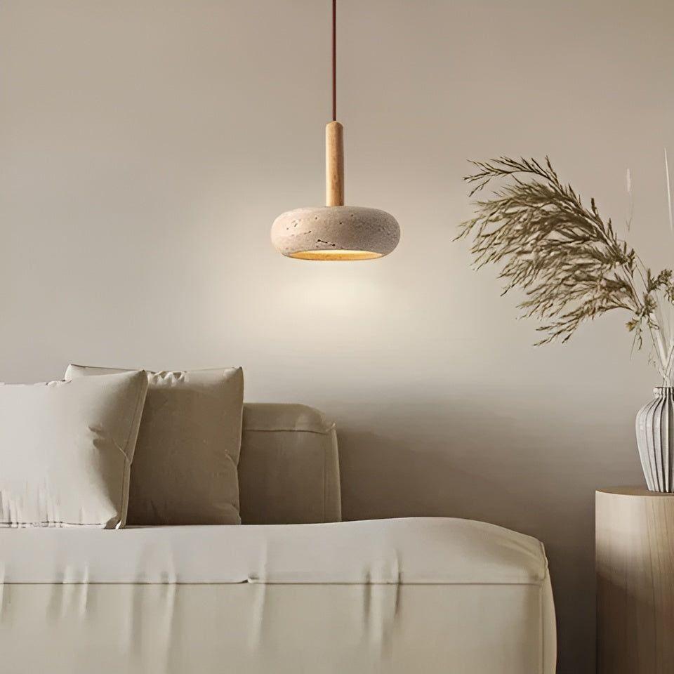 Stone Wabi Sabi Ceiling Light