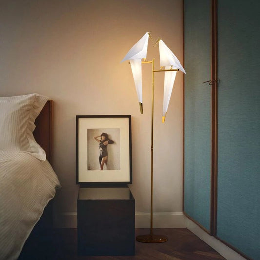 Bird Lamp Origami Design