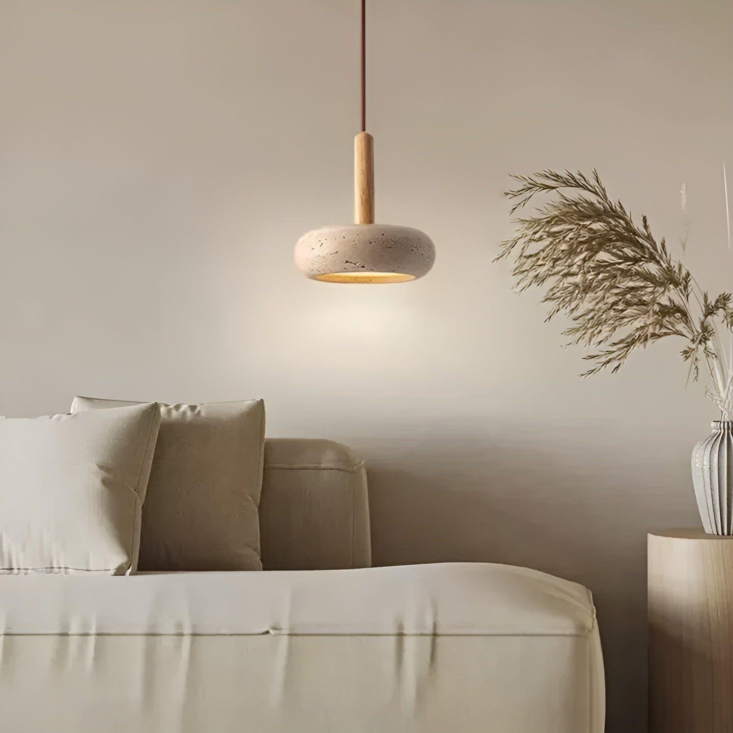 Stone Wabi Sabi Ceiling Light